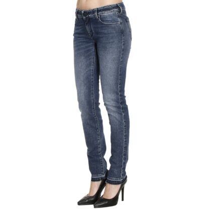 Jacob Cohen - Blue Cotton Women Slim-Fit Jean