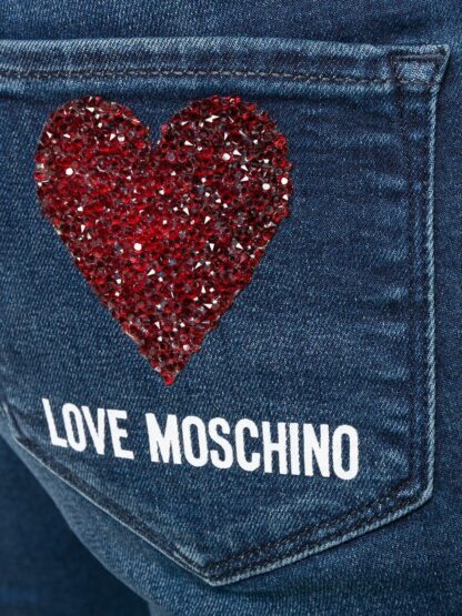 Love Moschino - Blue Cotton Women's Cropped Jean