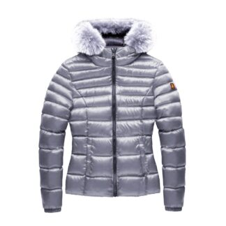 Refrigiwear - Chic Padded Down Jacket with Fur Hood