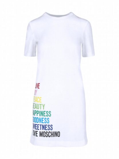 Love Moschino - White Cotton Women Dress