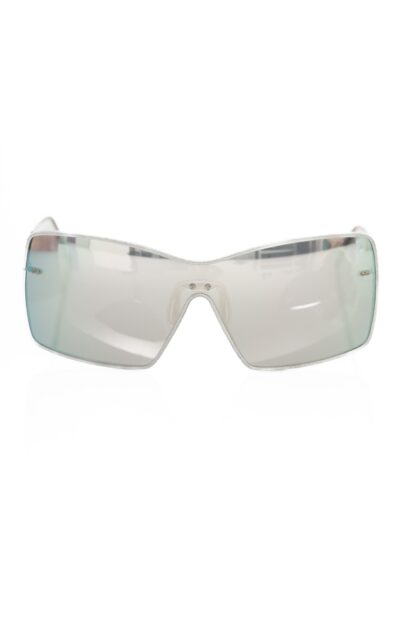 Frankie Morello - Silver Metallic Women Sunglass