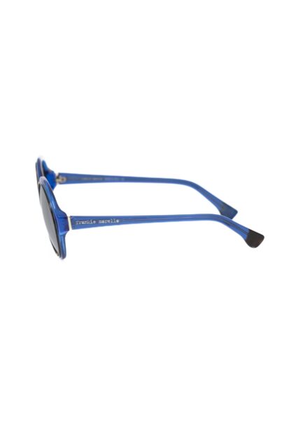 Frankie Morello - Blue Acetate Women Sunglass