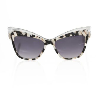 Frankie Morello - Black Acetate Women Sunglass