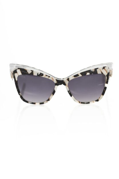 Frankie Morello - Black Acetate Women Sunglass