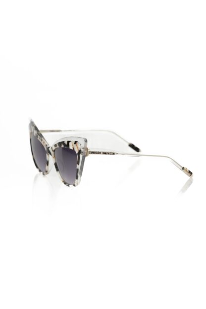 Frankie Morello - Black Acetate Women Sunglass