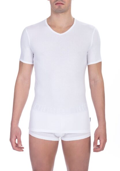 Bikkembergs - White Cotton Men T-Shirt