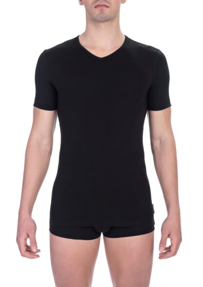 Bikkembergs - "Black Cotton Men T-Shirt"