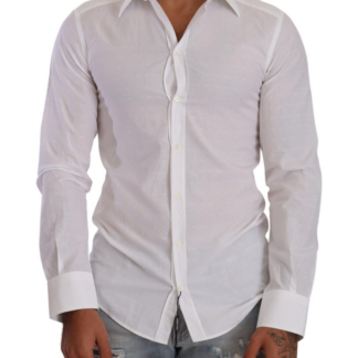 Dolce & Gabbana - Elegant White Martini Dress Shirt