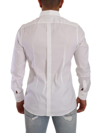 Dolce & Gabbana - Elegant Slim Fit White Dress Shirt