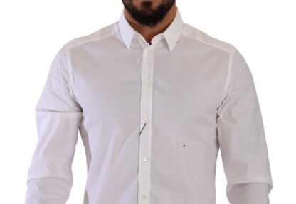 Dolce & Gabbana - Elegant Slim Fit White Dress Shirt