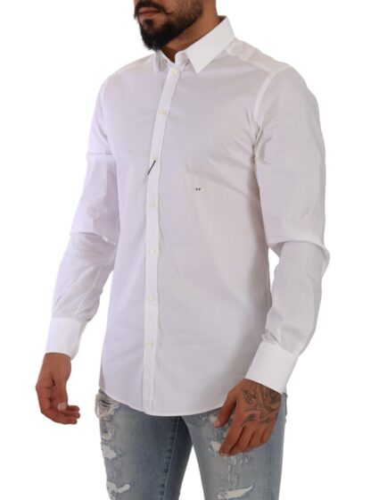 Dolce & Gabbana - Elegant Slim Fit White Dress Shirt