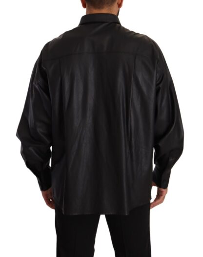 Dolce & Gabbana - Elegant Black Leather Jacket