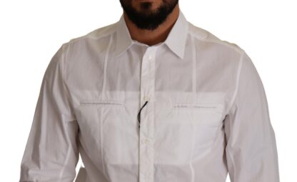 Dolce & Gabbana - Elegant Italian White Cotton Shirt