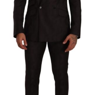 Dolce & Gabbana - Elegant Gray Slim Fit Wool Suit