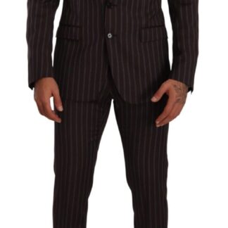 Dolce & Gabbana - Elegant Gray Slim Fit Wool Suit