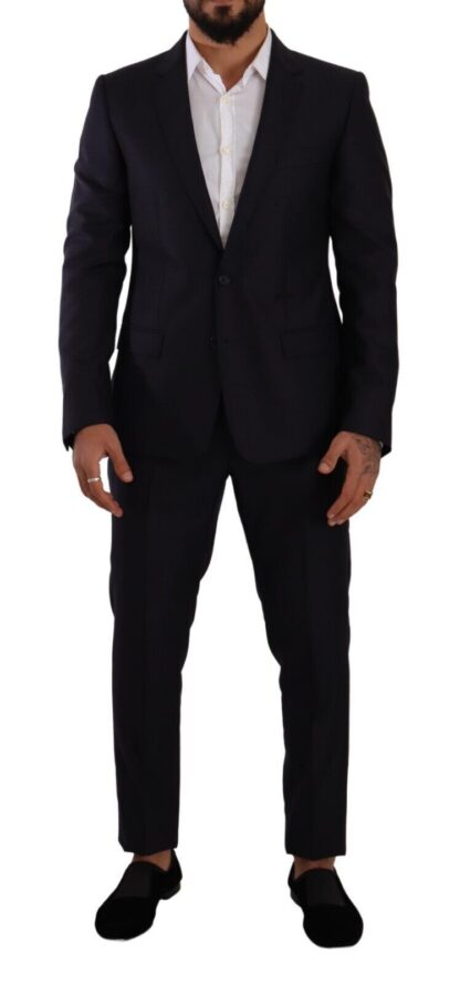 Dolce & Gabbana - Elegant Slim Fit Wool Silk Cashmere Men's Suit