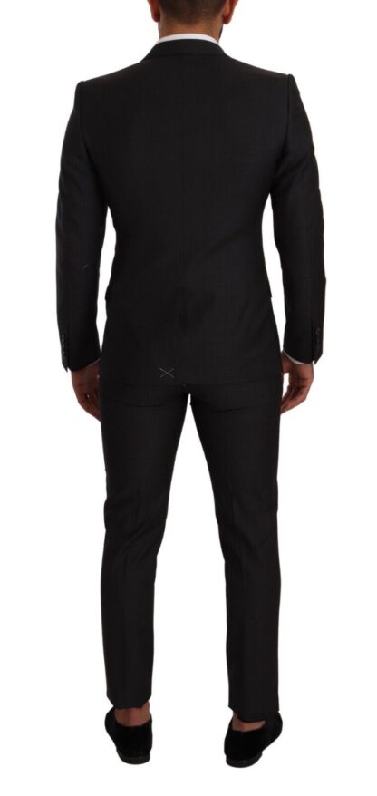 Dolce & Gabbana - Elegant Black Wool Martini Suit