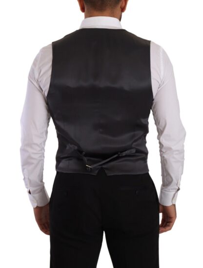 Dolce & Gabbana - Elegant Striped Double-Breasted Dress Vest