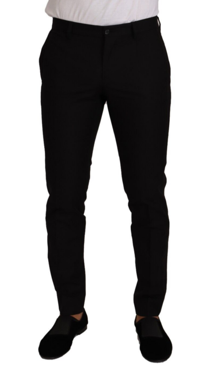 Dolce & Gabbana - Elegant Slim Fit Tuxedo Trousers