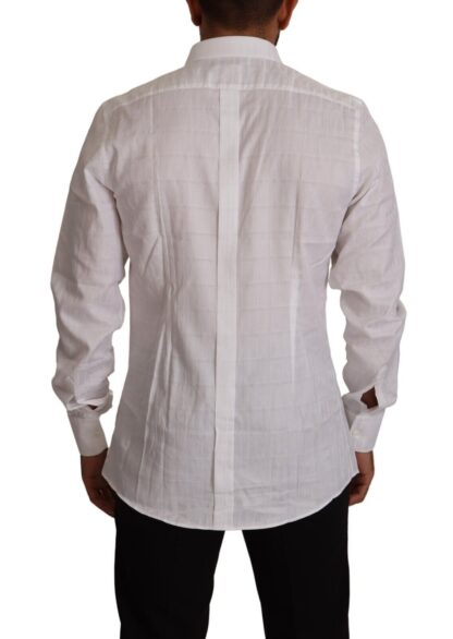 Dolce & Gabbana - Elegant White Cotton Dress Shirt - Slim Fit