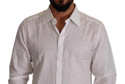 Dolce & Gabbana - Elegant White Cotton Dress Shirt - Slim Fit