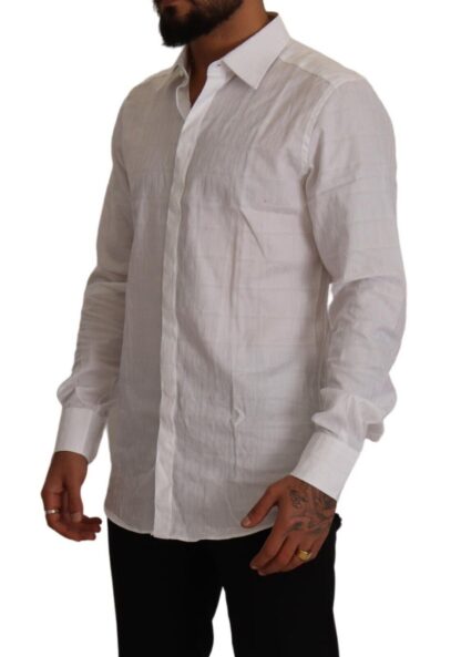 Dolce & Gabbana - Elegant White Cotton Dress Shirt - Slim Fit