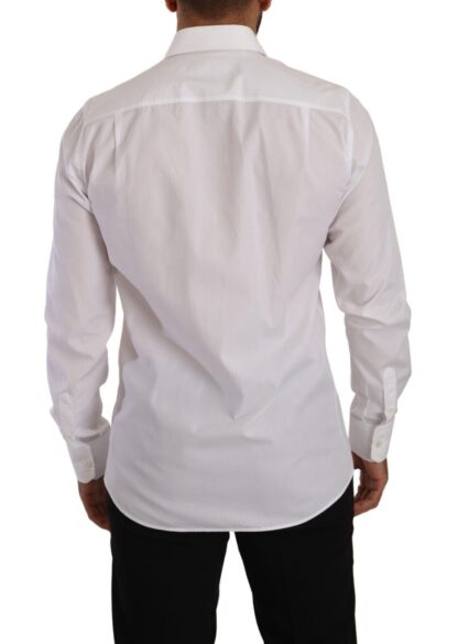 Dolce & Gabbana - Elegant White Cotton Dress Shirt - Slim Fit