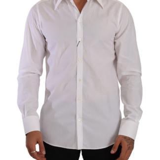 Dolce & Gabbana - Elegant White Cotton Dress Shirt - Slim Fit