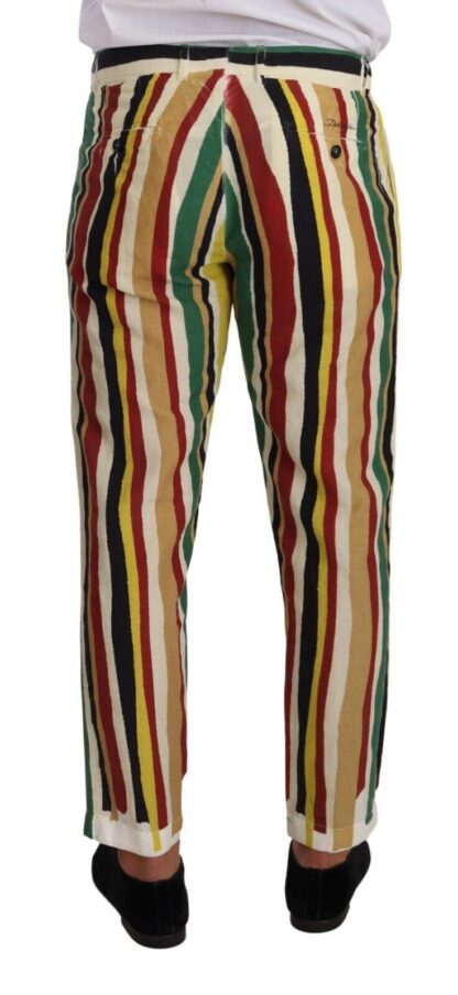 Dolce & Gabbana - Elegant Striped Skinny Pants