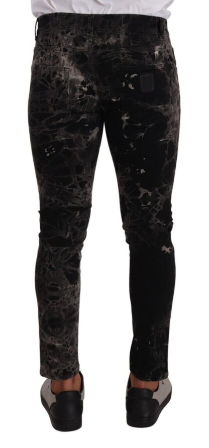 Dolce & Gabbana - Slim Fit Patterned Skinny Jeans