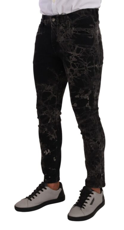 Dolce & Gabbana - Slim Fit Patterned Skinny Jeans