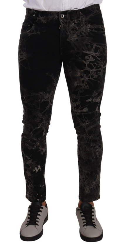 Dolce & Gabbana - Slim Fit Patterned Skinny Jeans