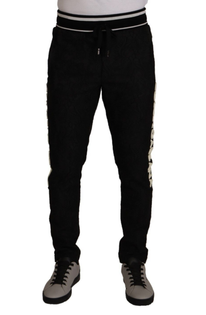 Dolce & Gabbana - Elegant Black Jogging Sweat Pants