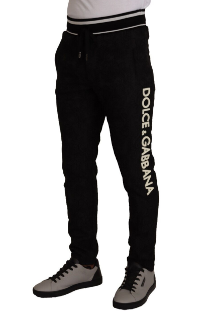 Dolce & Gabbana - Elegant Black Jogging Sweat Pants