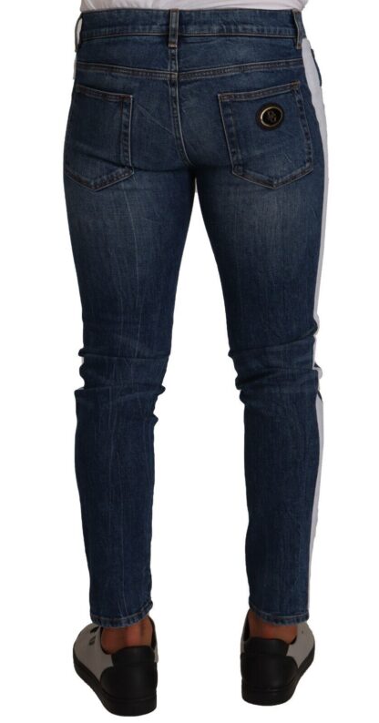 Dolce & Gabbana - Slim Fit Blue Washed Denim Jeans