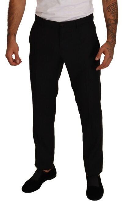 Dolce & Gabbana - Elegant Slim-Fit Tuxedo Trousers