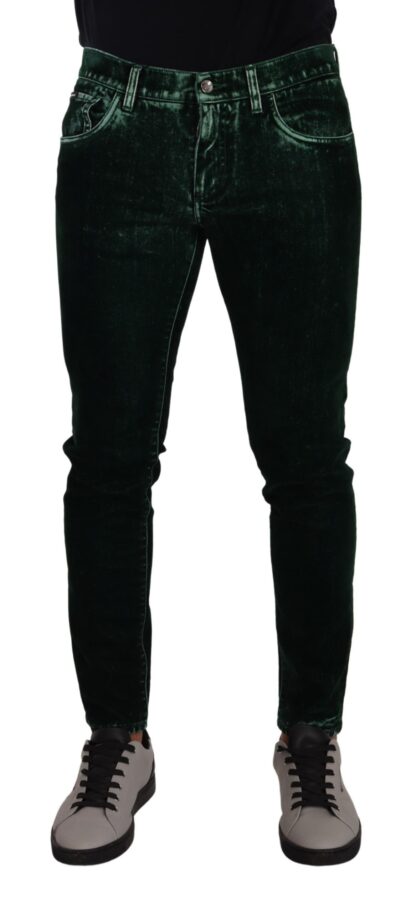 Dolce & Gabbana - Sleek Cotton-Blend Skinny Denim Jeans