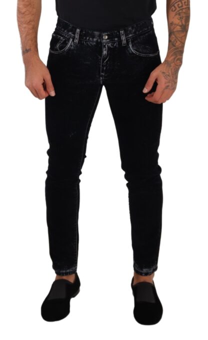 Dolce & Gabbana - Sleek Black Skinny Denim Jeans