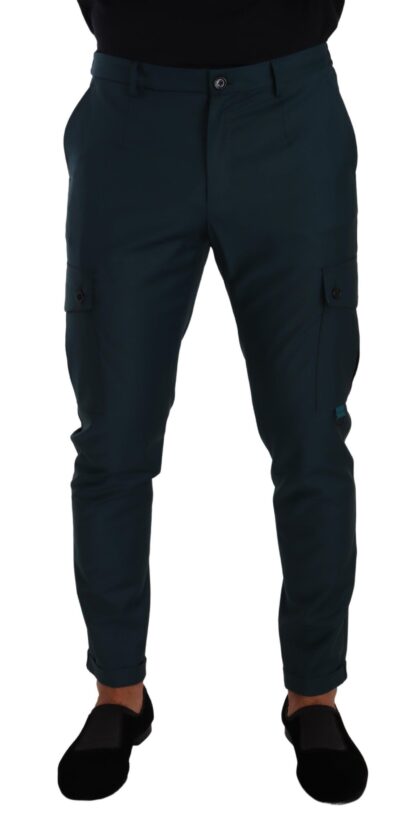 Dolce & Gabbana - Chic Skinny Cargo Wool Pants