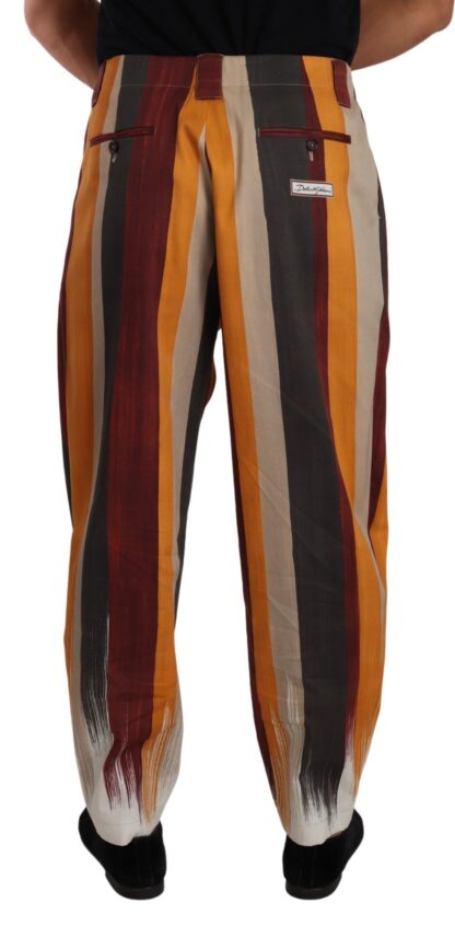 Dolce & Gabbana - Elegant Striped Skinny Trousers