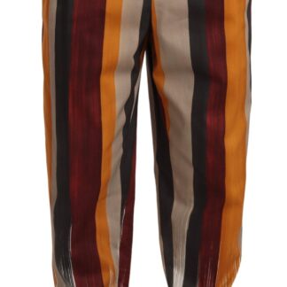 Dolce & Gabbana - Elegant Multicolor Tapered Pants for Men