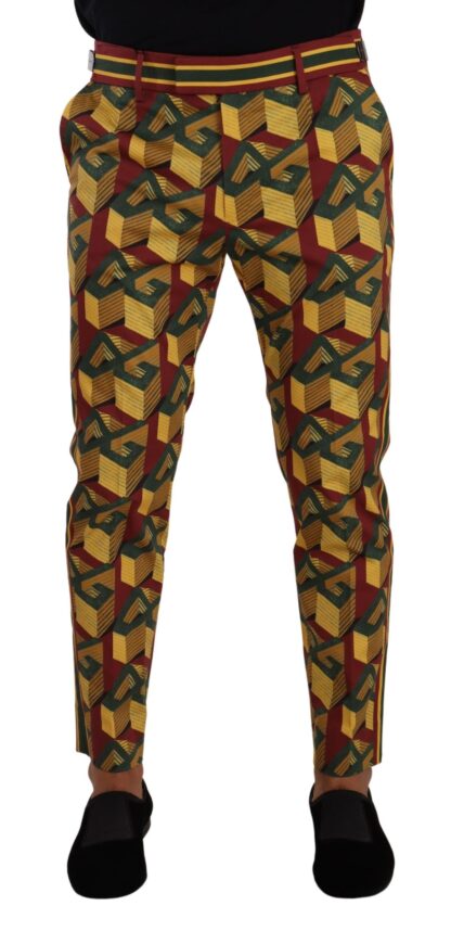 Dolce & Gabbana - Elegant Multicolor Tapered Pants for Men