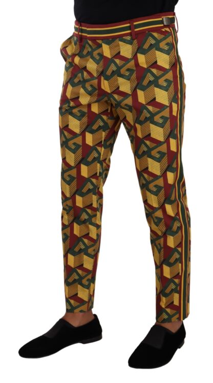 Dolce & Gabbana - Elegant Multicolor Tapered Pants for Men