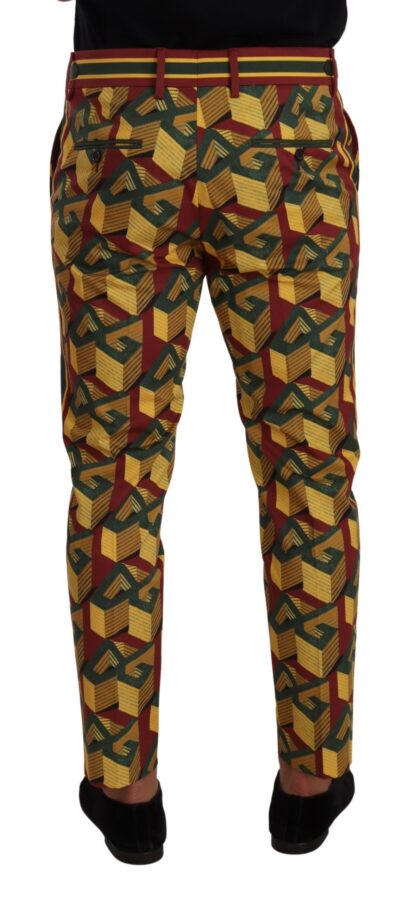 Dolce & Gabbana - Elegant Multicolor Tapered Pants for Men