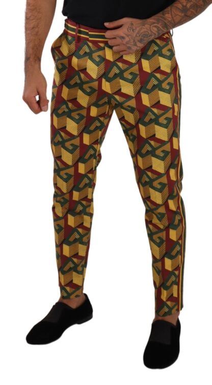 Dolce & Gabbana - Elegant Multicolor Tapered Pants for Men