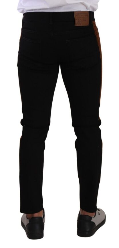 Dolce & Gabbana - Slim Fit Black Skinny Denim Jeans