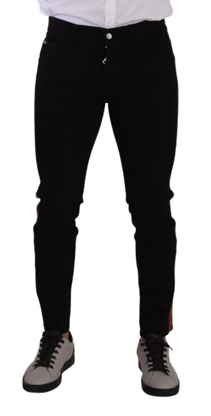 Dolce & Gabbana - Slim Fit Black Skinny Denim Jeans