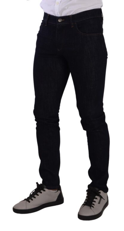 Dolce & Gabbana - Elegant Slim-Fit Dark Blue Denim Jeans