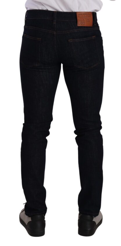 Dolce & Gabbana - Elegant Slim-Fit Dark Blue Denim Jeans