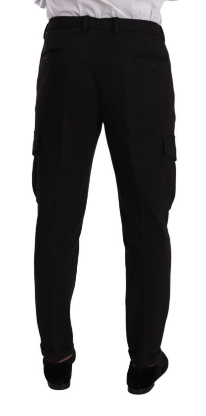 Dolce & Gabbana - Sleek Skinny Cargo Pants in Timeless Black